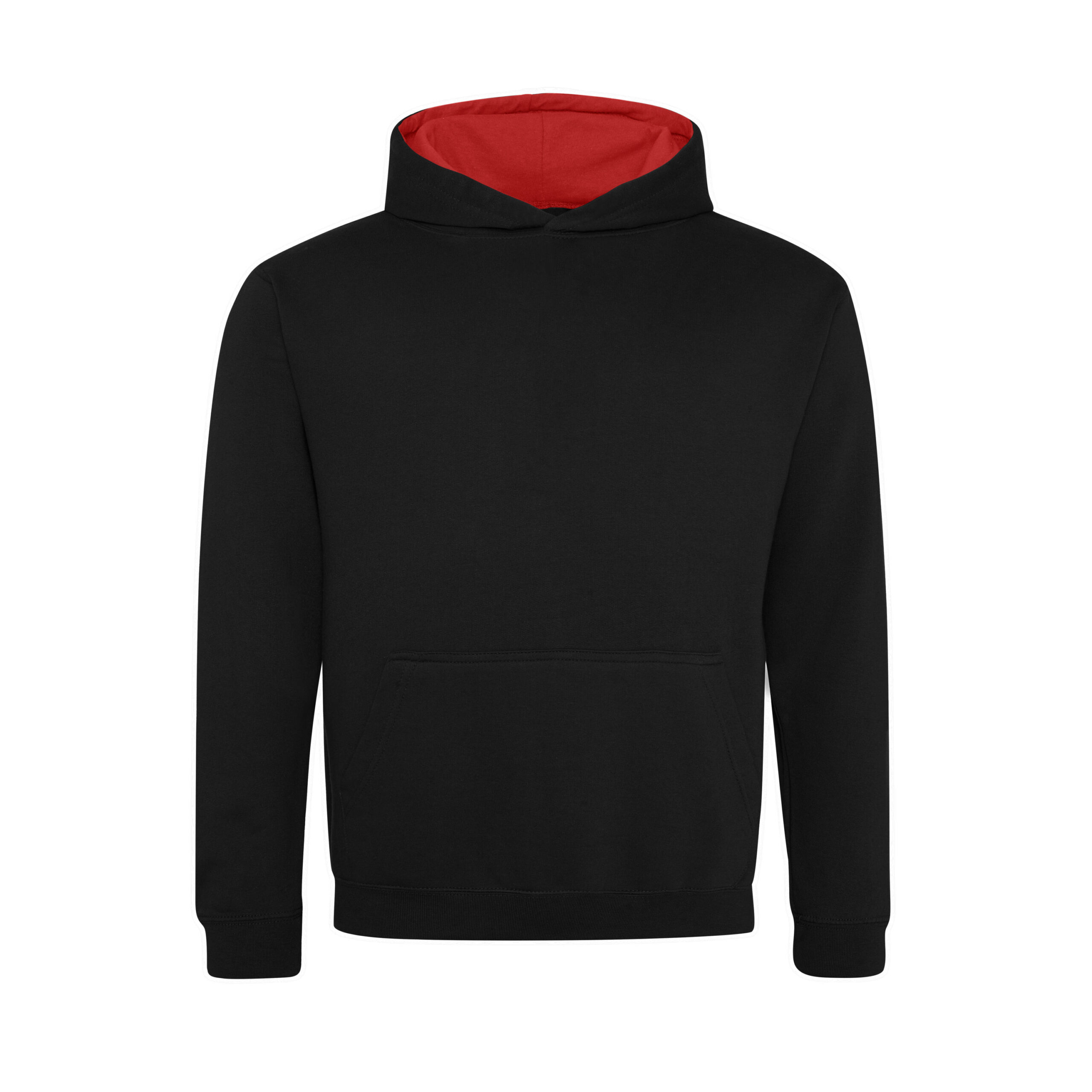 Photograph of the product in the colour JET BLACK/FIRE RED to showcase it.